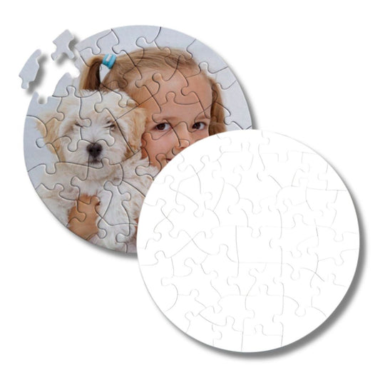 Sublimation Blanks Puzzle - Circle | 41 Pieces