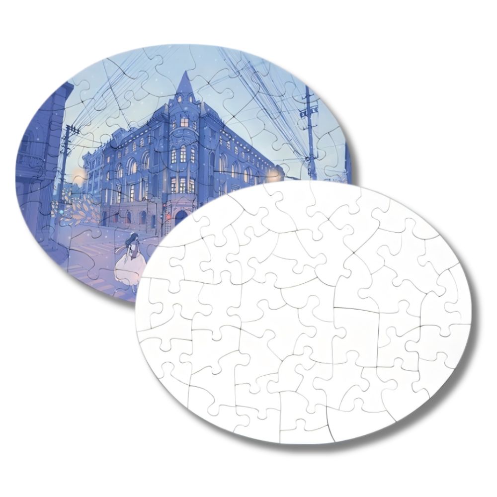 Sublimation Blanks Puzzle - Oval | 51 Pieces