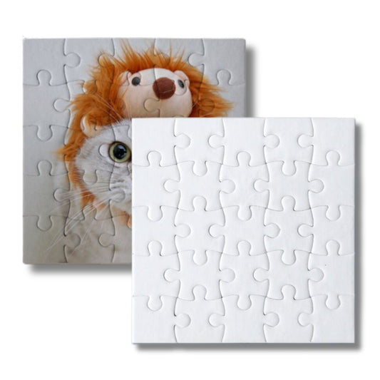 Sublimation Blanks Puzzle - Square | 25 Pieces