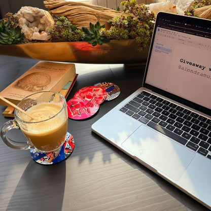 Round Sublimation MDF Coaster with Cork Base | DIY by INNOSUB USA