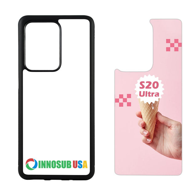 Sublimation Blank Phone Cases for Galaxy S21 S22 S23 Ultra Rubber