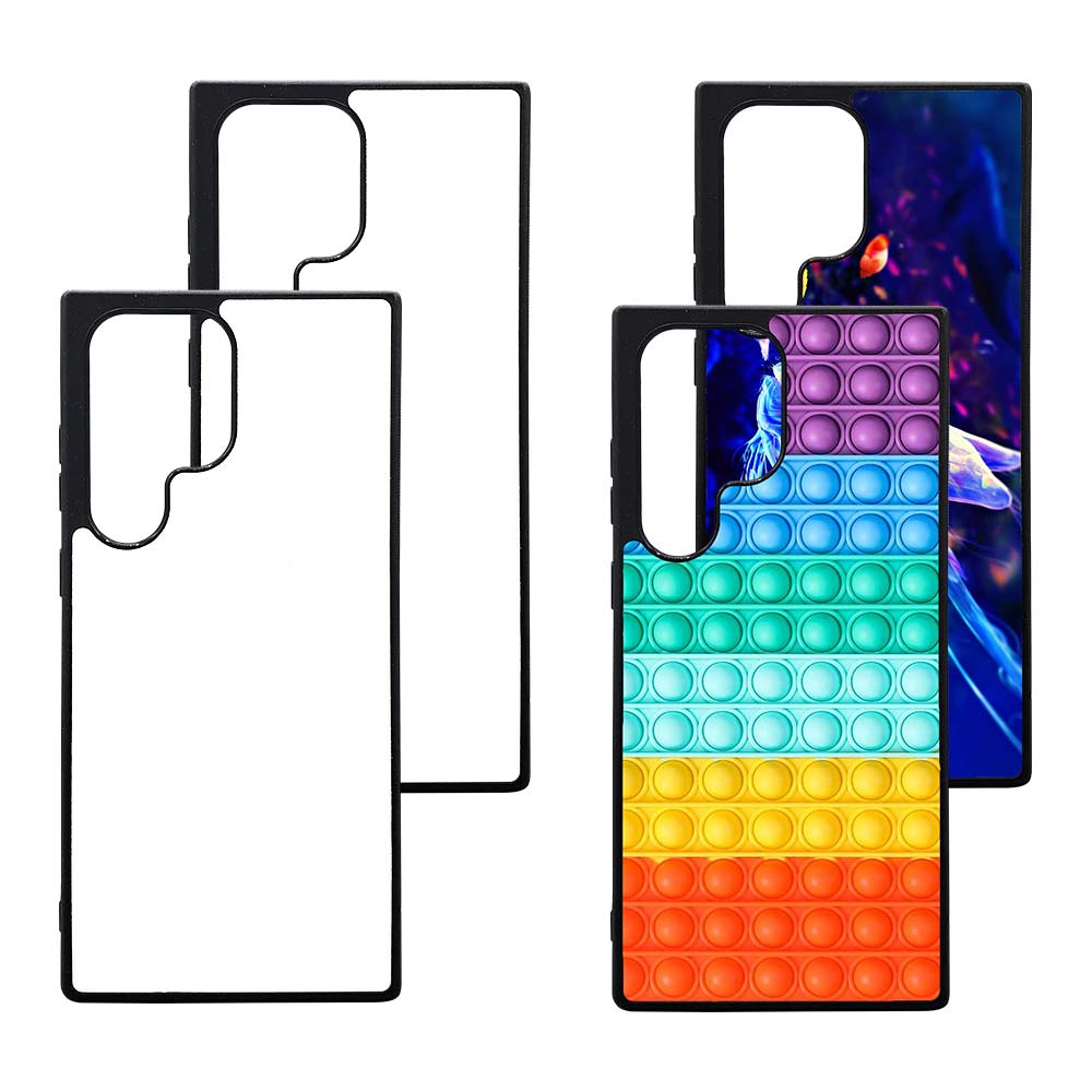 Sublimation Blanks Phone Cases for Samsung Galaxy S24 S23 S22 S21 Ultra | Plus| Rubber