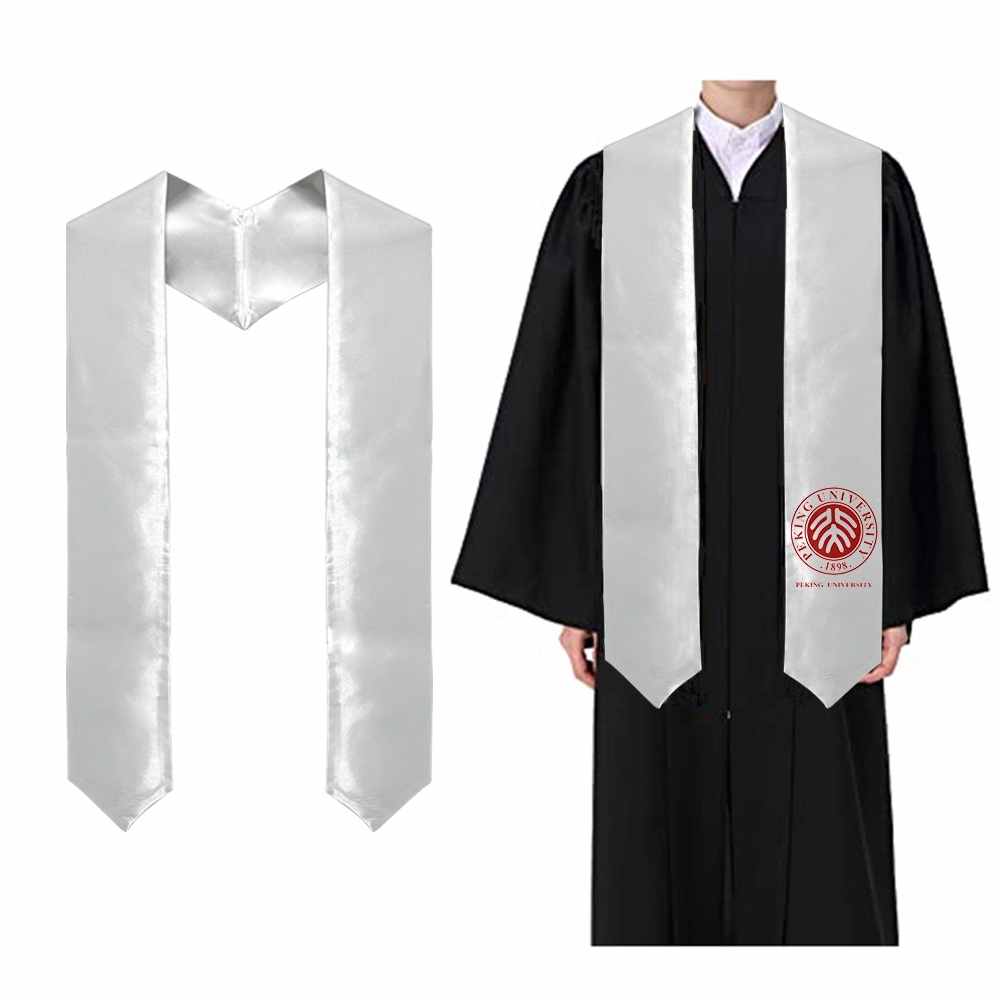 SUBLIMATION BLANKS INNOSUB USA  Gradutaion Stoles Silver Silver Graduation Stoles DIY