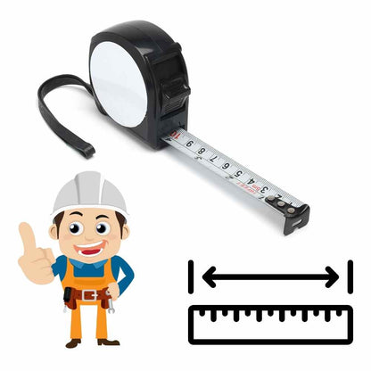 SUBLIMATION BLANKS INNOSUB USA Measuring Tape Blank with Aluminum insert LA 