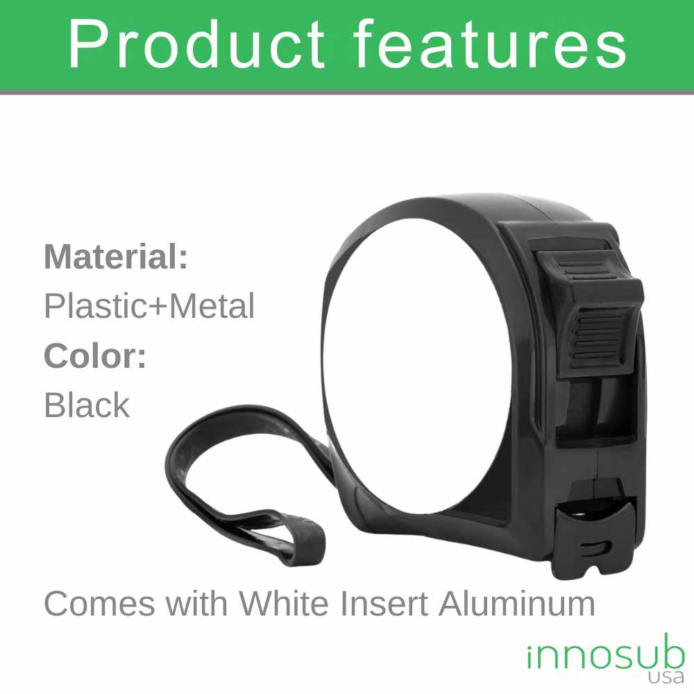 Sublimation Measuring Tape Blanks with Aluminum insert 16 Feet/5M lon (show- Inch / Cm )