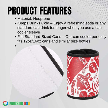 SUBLIMATION BLANKS INNOSUB USA   Neoprene 12 Oz Can Cooler Blanks Art Supply