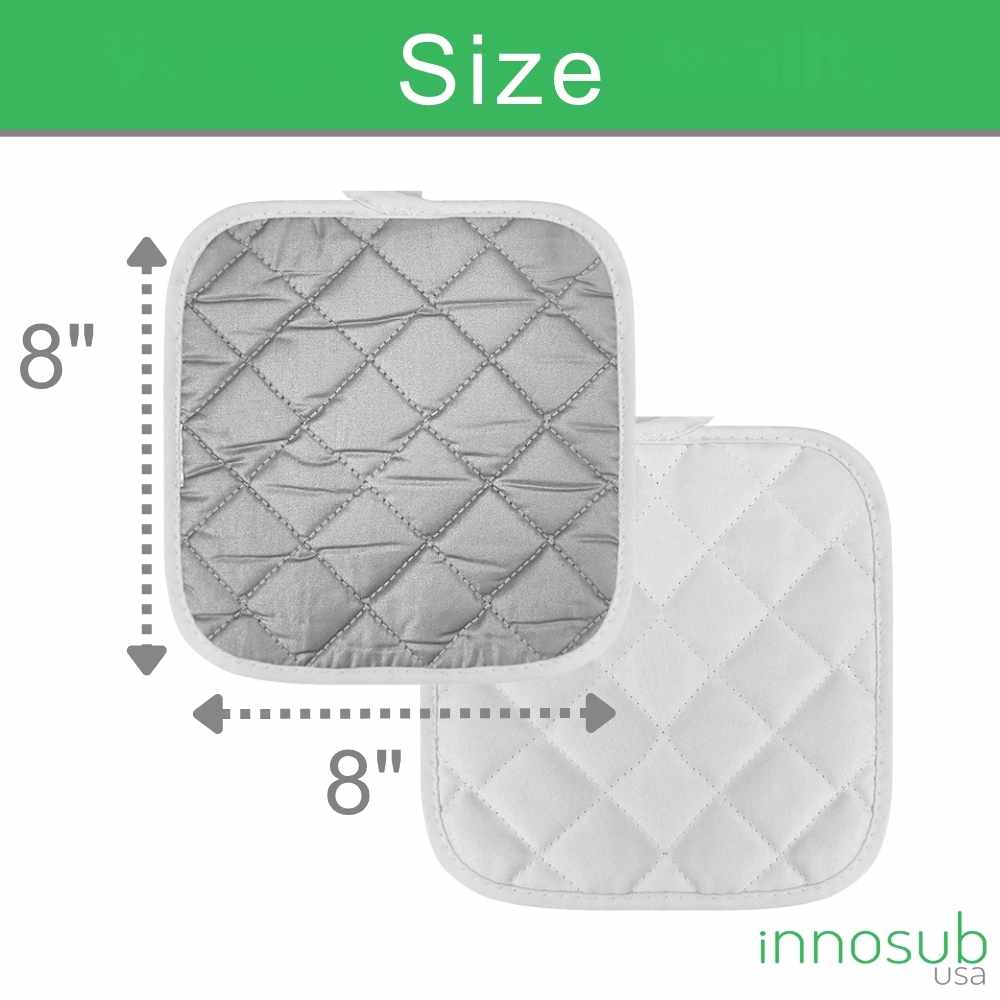 Sublimation Blanks Linen Pot Holder 8x8" | Oven Mitt - Kitchen Oven Hot Pads in Style
