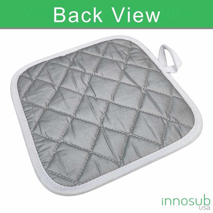 Sublimation Blanks Linen Pot Holder 8x8" | Oven Mitt - Kitchen Oven Hot Pads in Style
