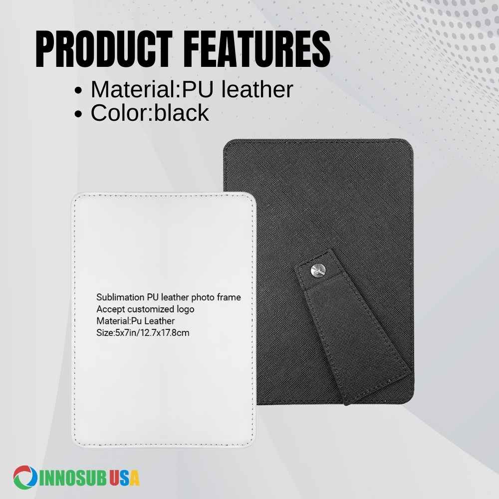 SUBLIMATION BLANKS INNOSUB USA  pu leather photo frame Blank PU leather photo frames for crafting Los Angeles