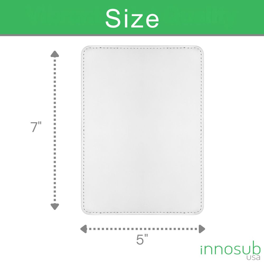 Sublimation Blanks Pu Leather Photo Frame 5x7" with Stand - Frame Collage Display