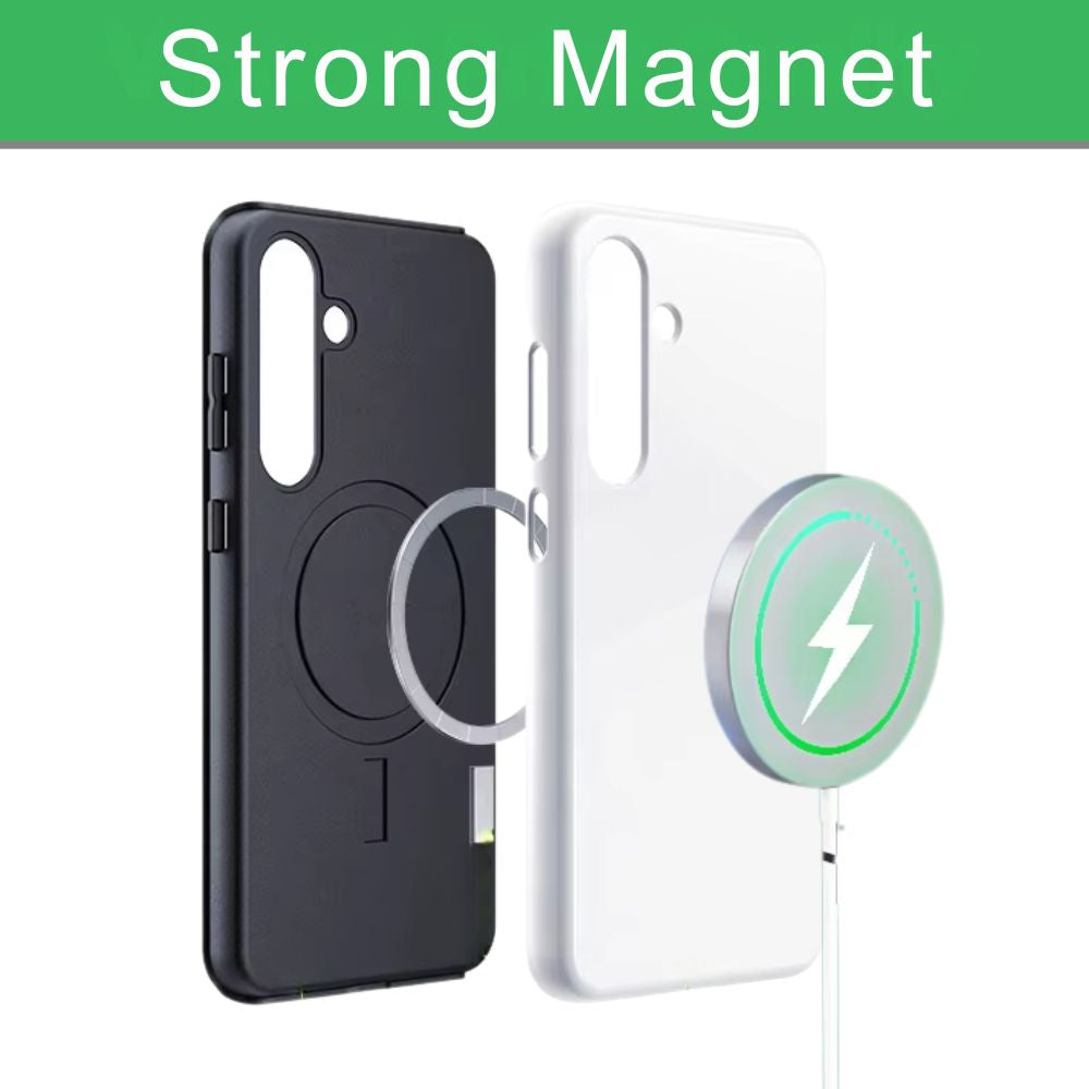 Sublimation Blanks 3D Magnetic Phone Cases for Samsung S26|S25|S24: 2-in-1 Tough Case