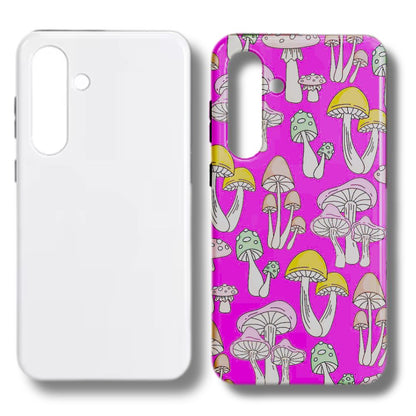 Sublimation Blanks 3D Magnetic Phone Cases for Samsung S26|S25|S24: 2-in-1 Tough Case
