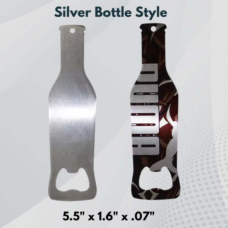  Innosub Usa Sublimation Bottle Opener Silver Bottle Style