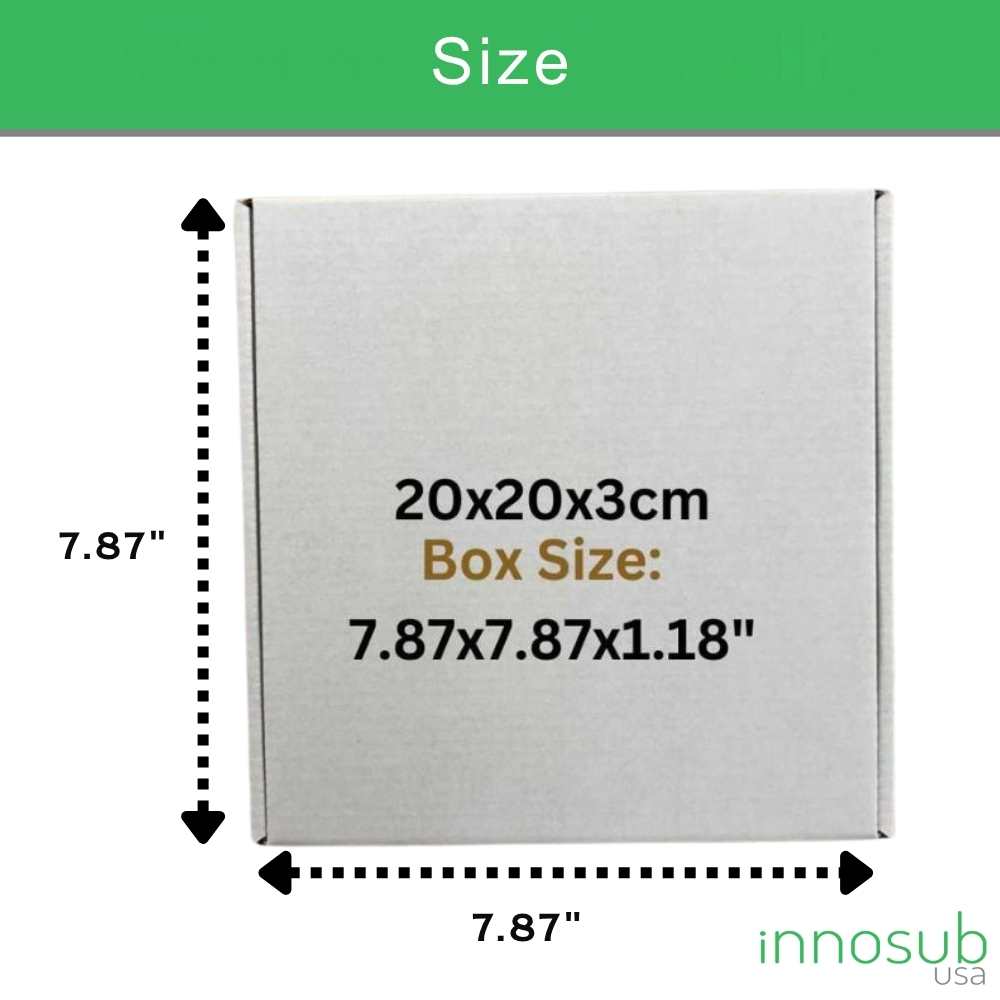 Square White Box 21x21x3cm - K12