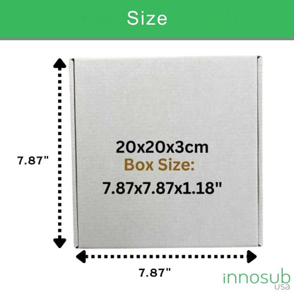 Square White Box 21x21x3cm - K12