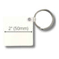 Sublimation Printing MDF Keychain Blank - 2 Sided | Custom Keychain | Sublimation Keychain | Heat Transfer Keychain by INNOSUB USA
