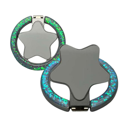 Sublimation Blanks Star Sparkle Ring With Magnet