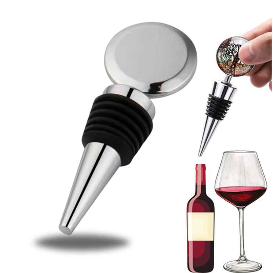 SubliMATION BLANKS Wine Stopper INNOSUB USA WINE LOVER