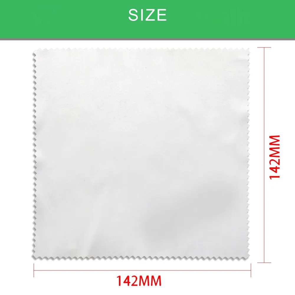 Sublimation Blank Microfiber Lens Cloth – Personalized Eyeglass Cleaner