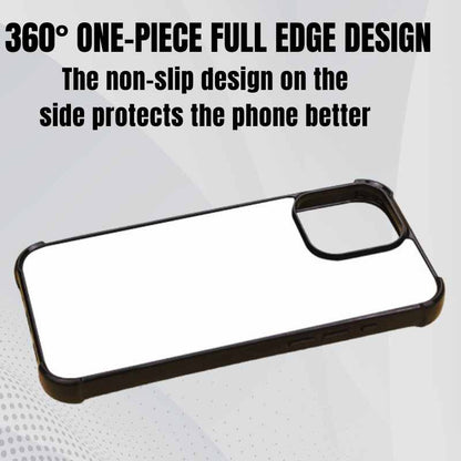 Sublimation Blanks 2D Bumper Anti-Shock Case for iPhone 15_16 Series Cricut