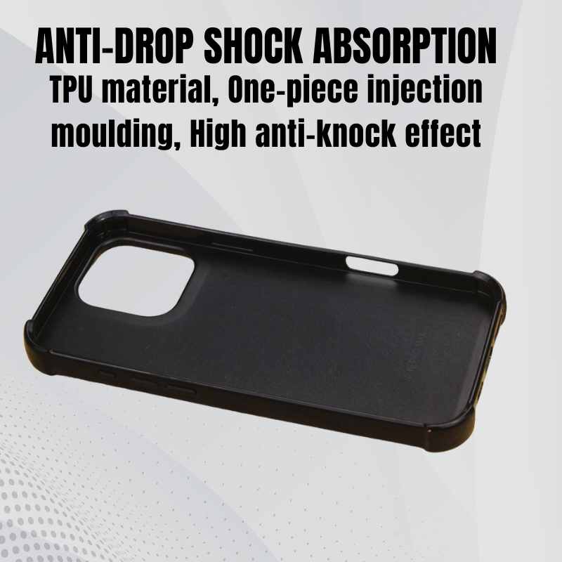 Sublimation Blanks 2D Bumper Anti-Shock Case for iPhone 15_16 Series LA