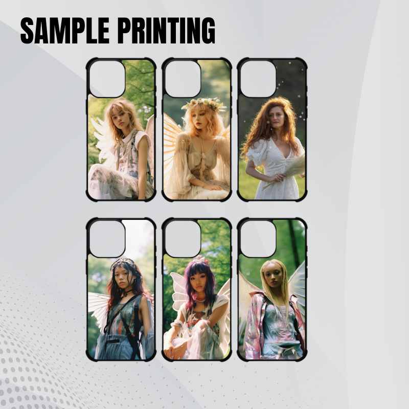 Sublimation Blanks 2D Bumper Anti-Shock Case for iPhone 15_16 Series Customized