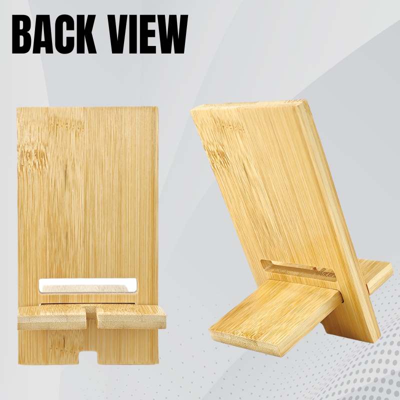 Sublimation Blanks Bamboo Mobile Phone Stand-Holder