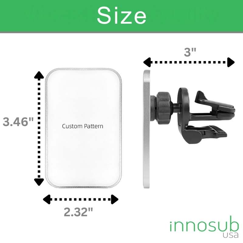 Sublimation Blanks Car Magnetic Wireless Charger - P17