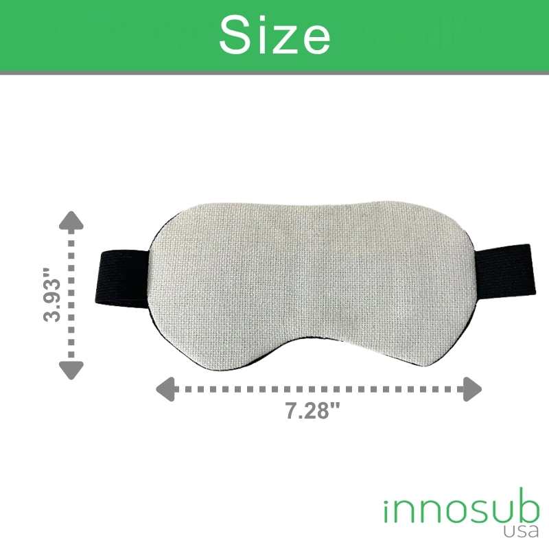 Sublimation Blanks Eye Mask – DIY Custom Sleep Masks from INNOSUB