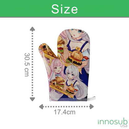Sublimation Blanks Linen Oven Mitt - Kitchen Oven Hot Pads in Style