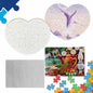 INNOSUB Sublimation Blanks PVC Puzzle – Heart & Rectangle Options