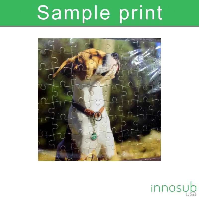 INNOSUB Sublimation Blanks PVC Puzzle – Heart & Rectangle Options