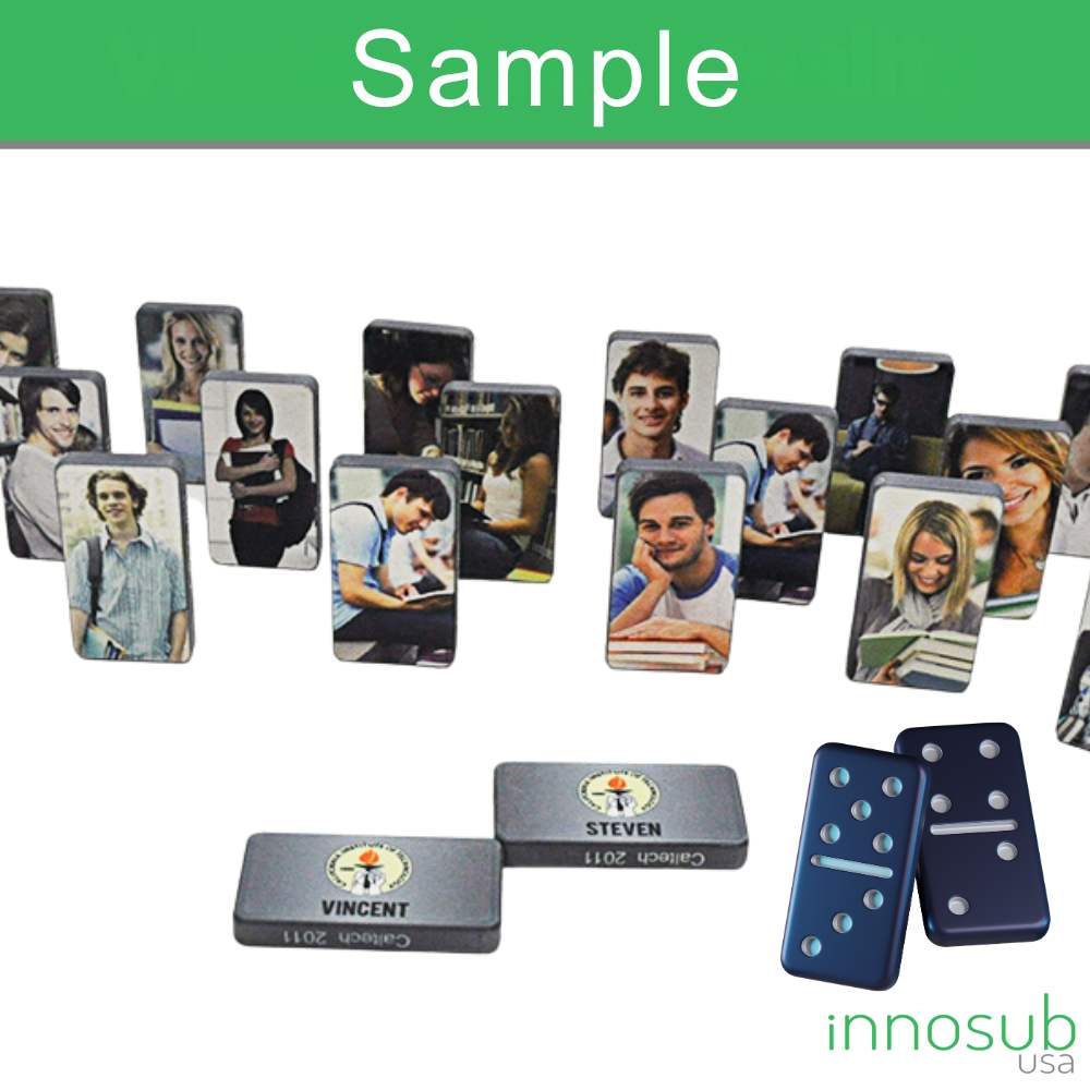 Sublimation Blanks Dominoes - Polymer Domino Game Set
