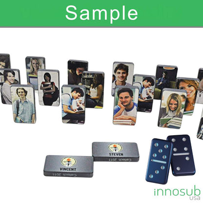 Sublimation Blanks Dominoes - Polymer Domino Game Set