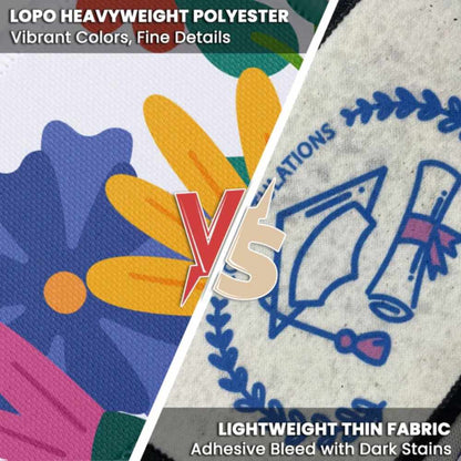 Blank Sublimation Fabric Patches (5-Pack) – White Heat Transfer Patches in Round, Square, Rectangle, Rounded & Hexagon Shapes