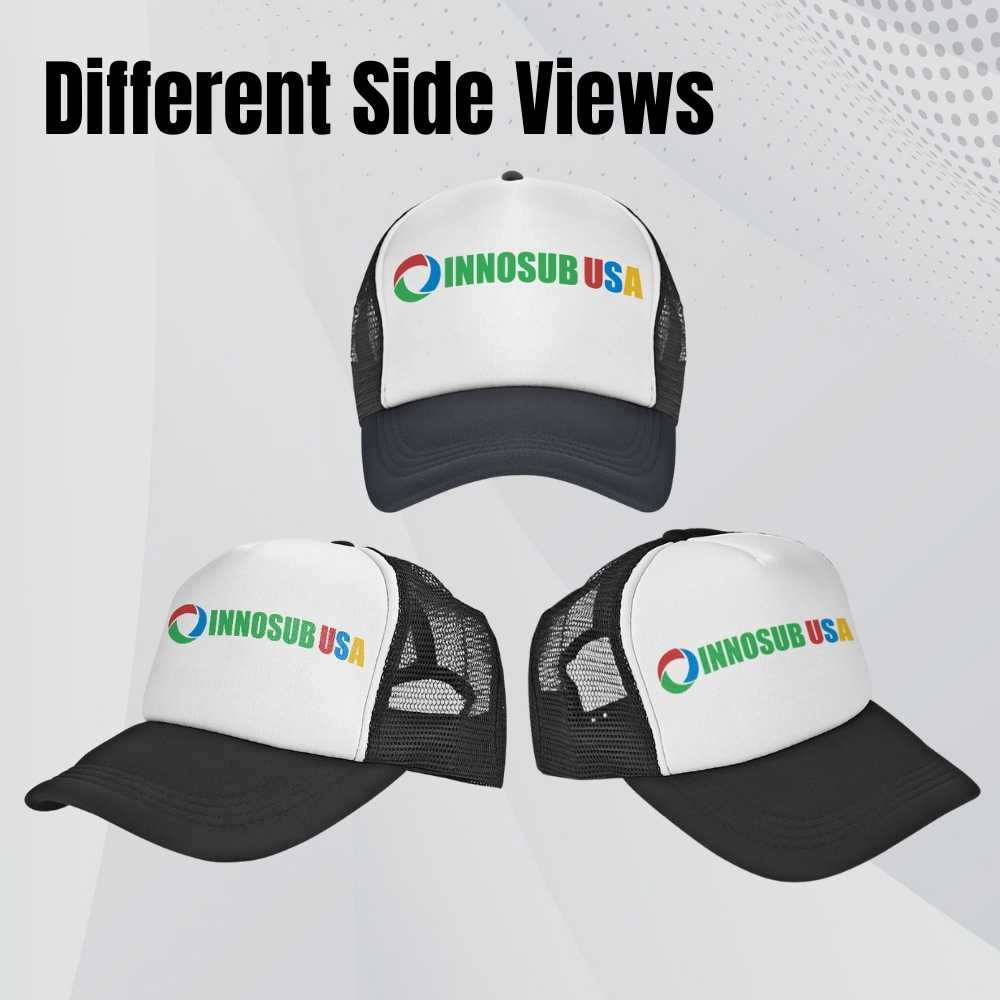 SUBLIMATION BLANKS INNOSUB USA Sublimation Mech Hat - Black DIY