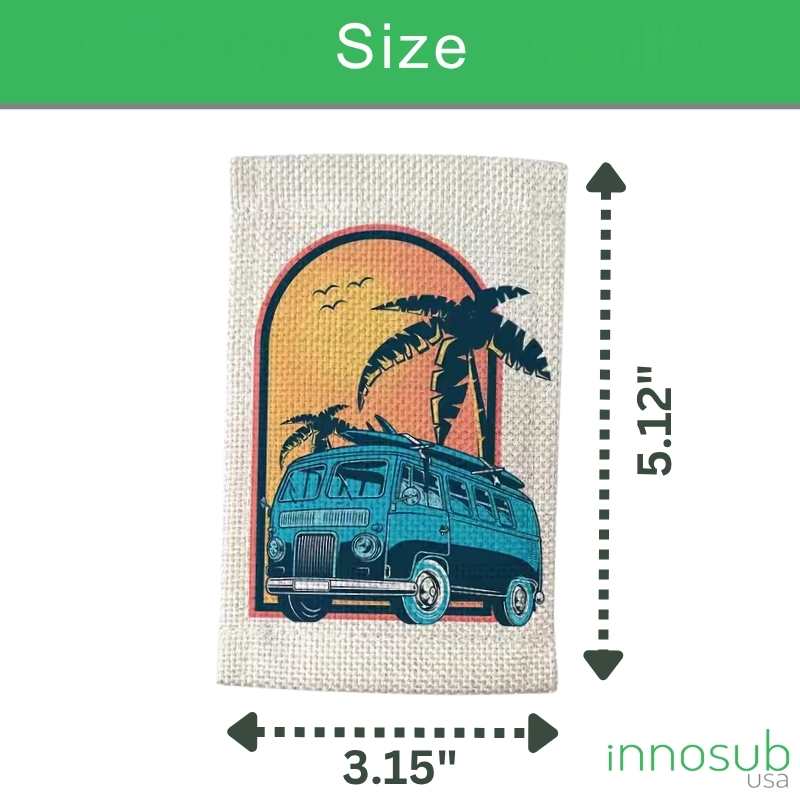 Sublimation Mobile Deck Chair Stand Blanks | Plastic With Linen