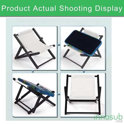 Sublimation Mobile Deck Chair Stand Blanks | Plastic With Linen