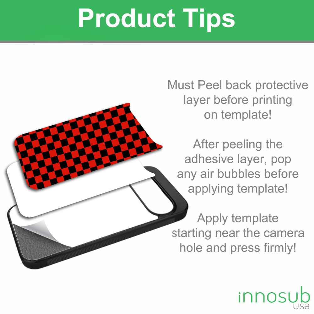 Sublimation Phone Rubber Cases for Google Pixel - Aluminum Insert