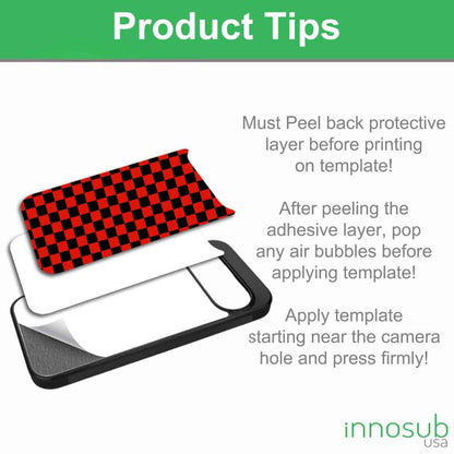 Sublimation Phone Rubber Cases for Google Pixel - Aluminum Insert