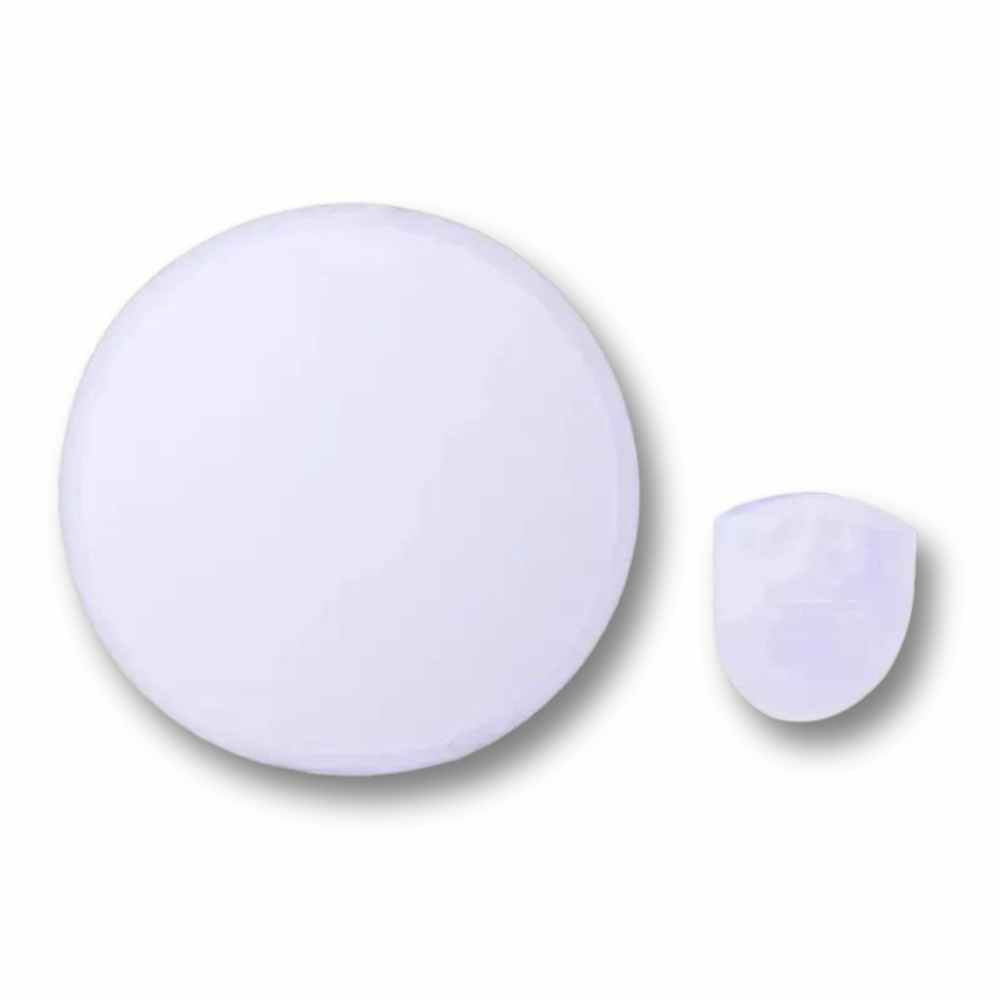 Mini Sublimation Disc Cool & Custom: Sublimation Blank White Polyester Round Foldable Pop Di ...