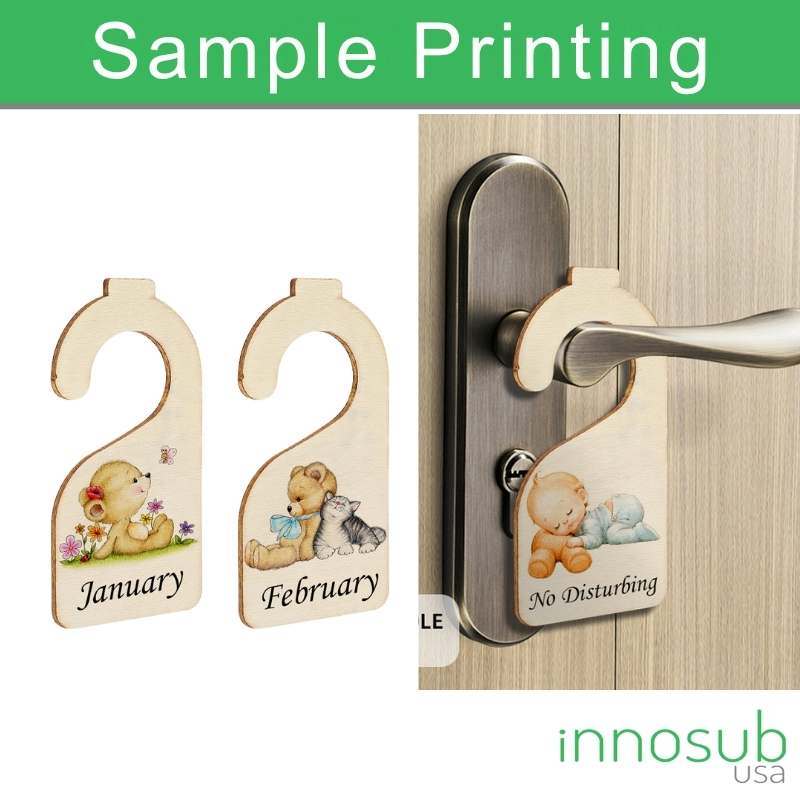Sublimation Wood Dividers Blank For Newborn Closet Clothing