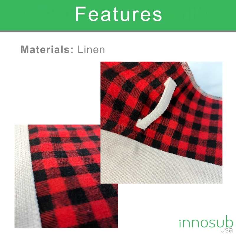 Sublimation Blanks Table Placemat - Linen – Double-Sided Linen by INNOSUB