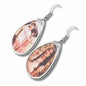 Graceful Flow: Sublimation Blank Metal Teardrop Earrings