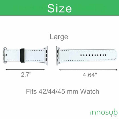 Sublimation Printing Watch Band Blanks Compatible with Apple Watch 38-45mm