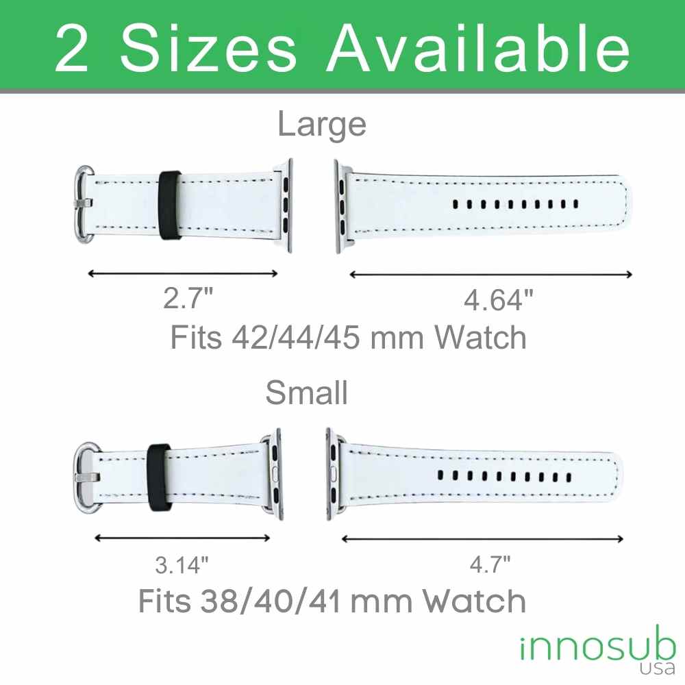 Sublimation Printing Watch Band Blanks Compatible with Apple Watch 38-45mm
