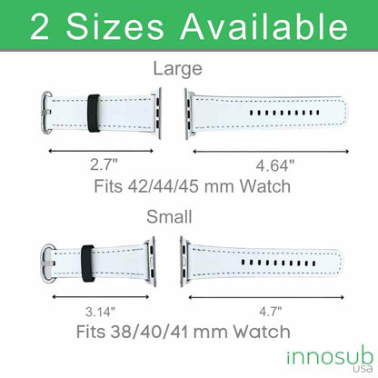 Sublimation Printing Watch Band Blanks Compatible with Apple Watch 38-45mm