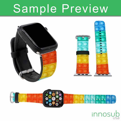 Sublimation Printing Watch Band Blanks Compatible with Apple Watch 38-45mm
