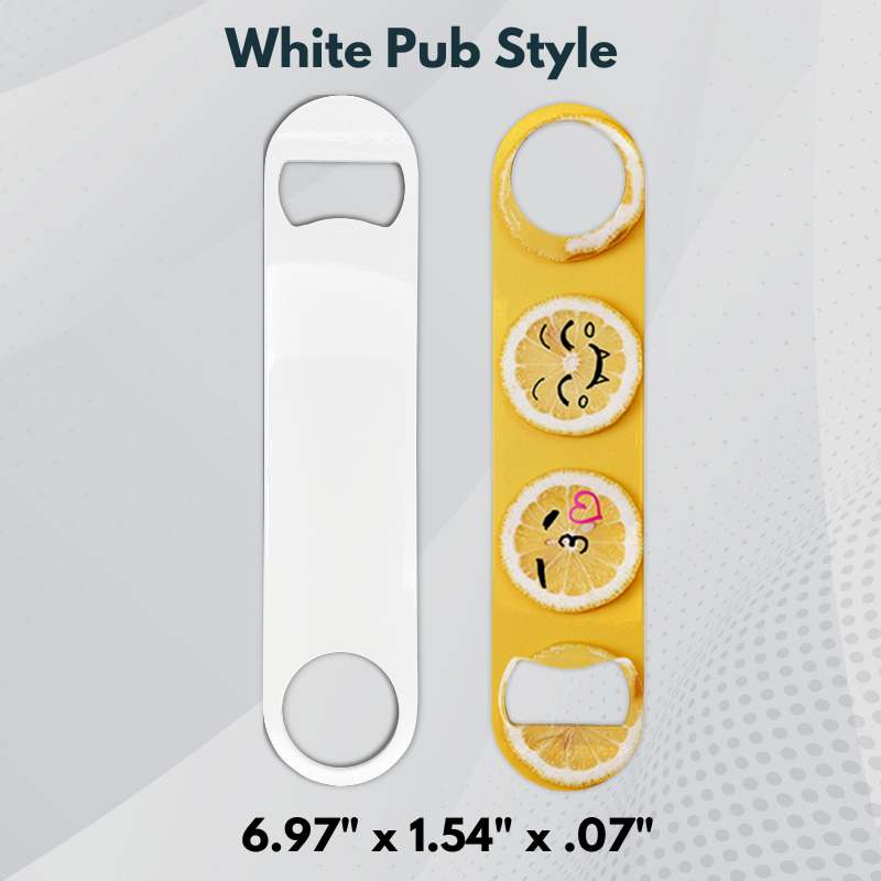  Innosub Usa Sublimation Bottle Opener White Pub Style