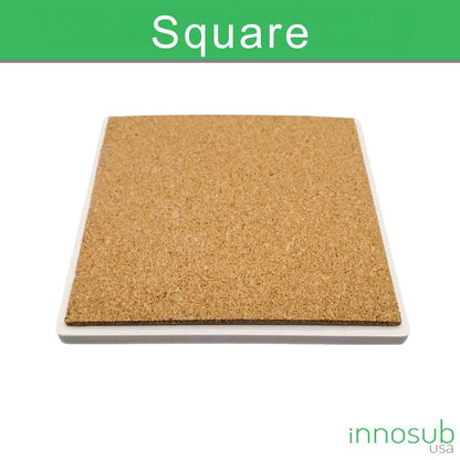 Sublimation Sandstone Coaster Blanks | Bar Coaster Blank by INNOSUB USA